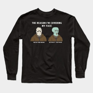 Halloween Jokes-Jason Voorhees Long Sleeve T-Shirt